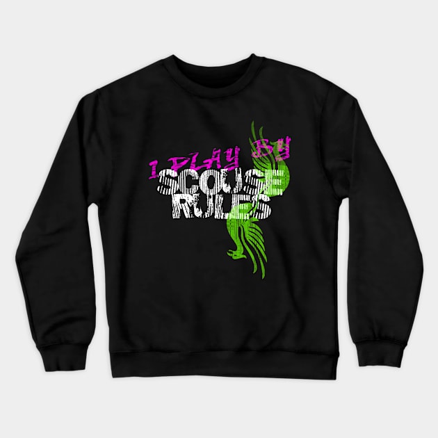 I Play By Scouse Rules Crewneck Sweatshirt by OfficialGraveyard